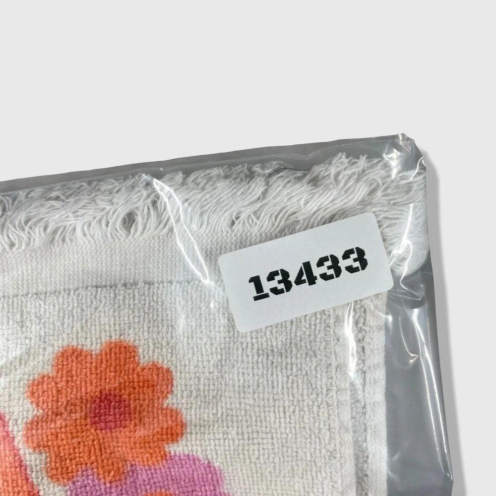 Royal Terry Hand Towel  OS White Vintage Lion Elephant Ladybug Retro Kitsch